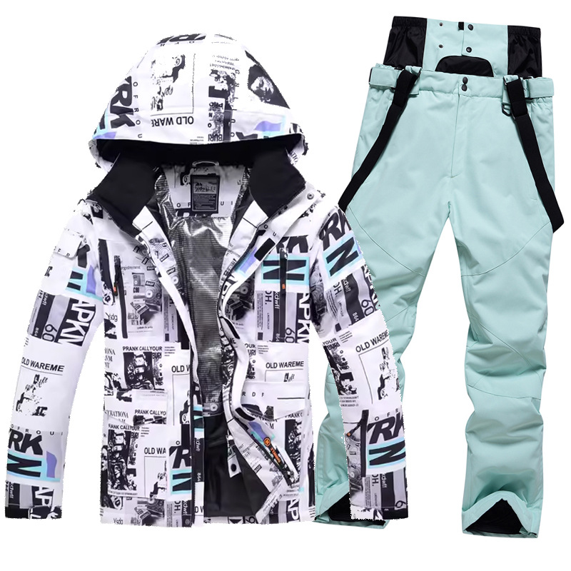ski suits for men, windproof, waterproof, warm and breathable, one piece delivery, single and double board skiing clothes and pants_voghion.com