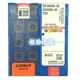 �n��KORLOY����45��㊵��^SEHT1204AFSN X45 PC230���P������Ƭ