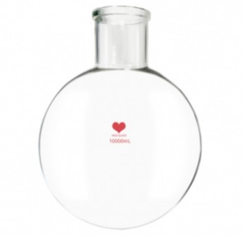 禾汽实力厂家 高硼硅3.3 法兰口 旋转瓶 收集瓶 反应瓶  玻璃仪器