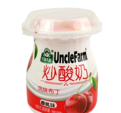 Farm uncle yogurt flavor Pudding Yellow peach Vanilla Blueberry Cherry 4 flavor jelly