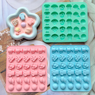 30 Consecutive 6 Baseball Trophies 804 Silicone Mold Ice Cube Grids Chocolate Cake Mold Soft Candy Mold