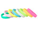 Spot luminous silicone bracelet children's adult fashion sports fluorescent wristband luminous solid color bracelet