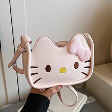 超火小众可爱小猫咪单肩包2025新款夏季百搭斜挎包出游旅行小书包