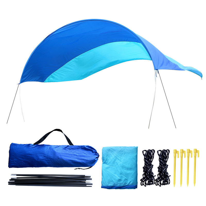 Outdoor Camping Diamond-Shaped Canopy Sunshade Tent, Waterproof, Windproof, Lightweight Portable Camping Beach Sunshade Sail