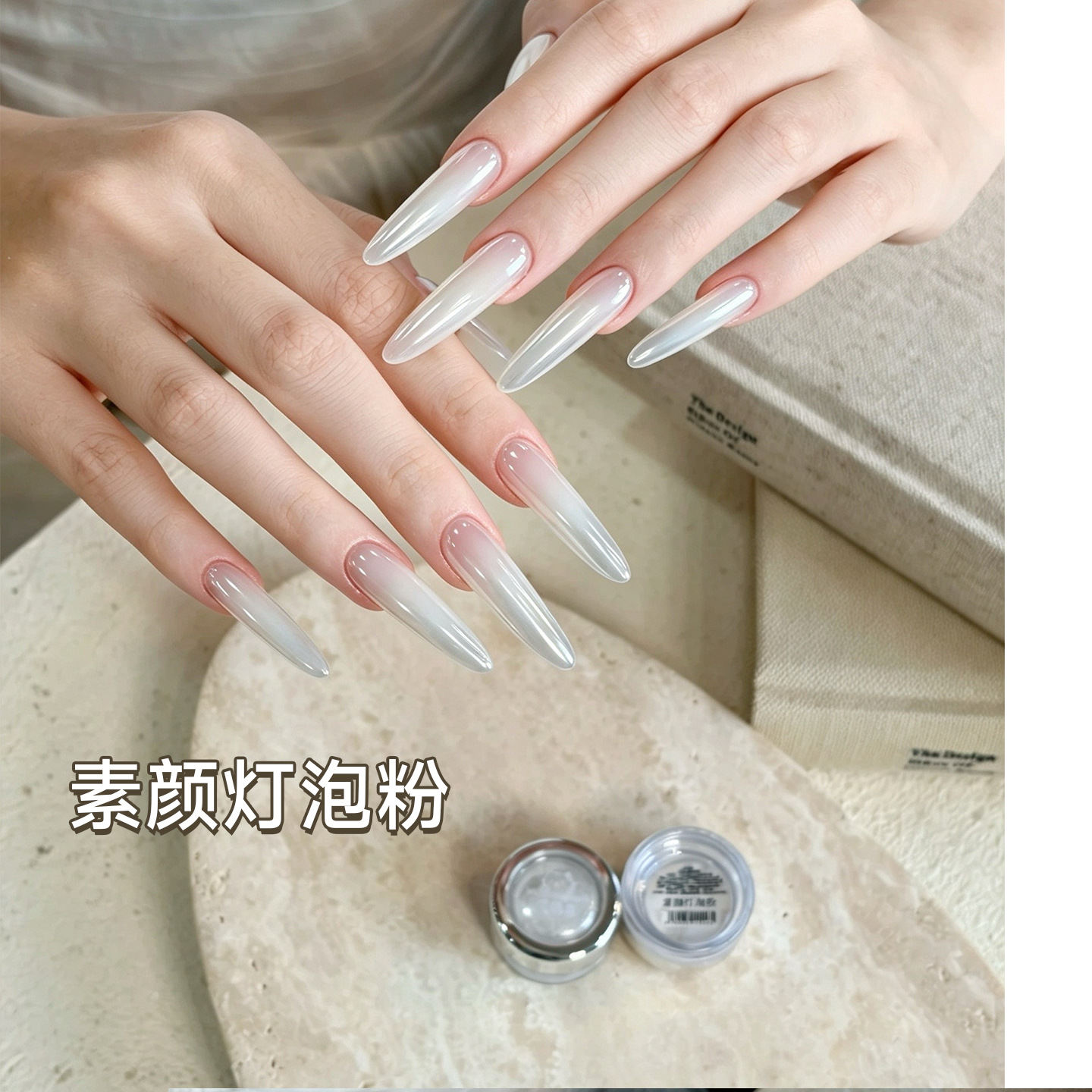 【Flower Principal】Internet-famous high-transparency light bulb pink, clear and translucent with no background color, popular versatile high-brightness crystal-plated pink accessories
