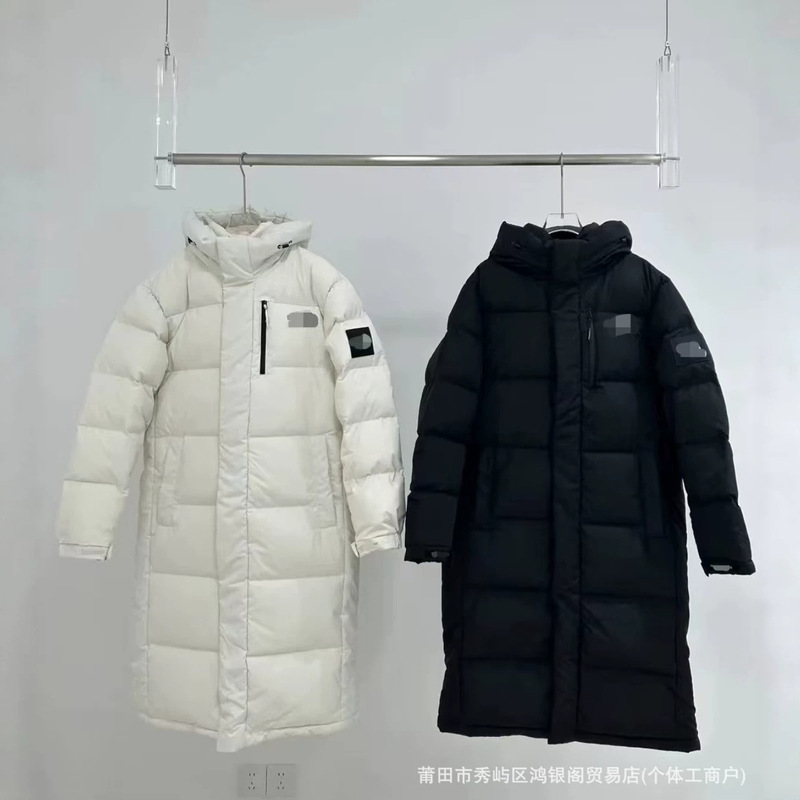 Putian North Face long down jacket, classic over-the-knee winter hooded coat, warm and stylish jacket for men and women, suitable for couples Putian North Face long down jacket, classic over-the-knee winter hooded coat, warm and stylish jacket for men and women, suitable for couples