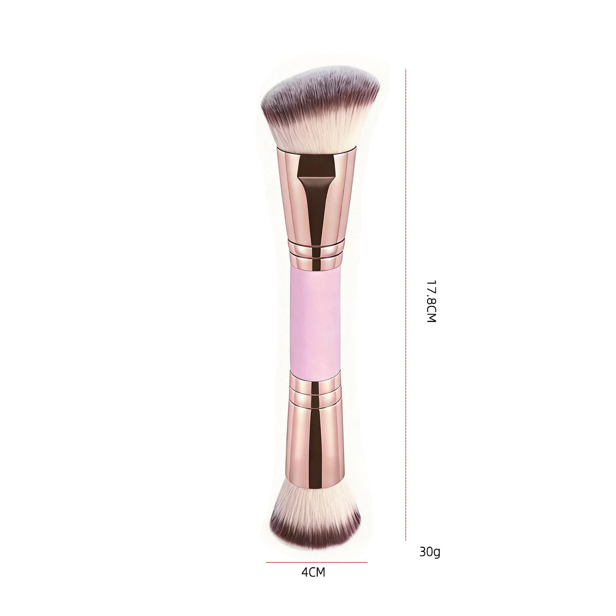 Tekli Makyaj Fırçası - Düz Balık Kuyruğu Fondöten Fırçası Pudra Fırçası Eyeliner Fırçası Burun Kontur Fırçası Allık Fırçası Göz Farı Fırçası Kapatıcı Fırçası