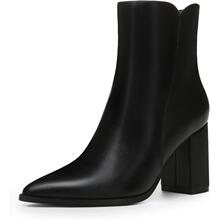 N 42241 Short Boots Square Toe Low Heel ��Լ��ͷ��ѥ ��