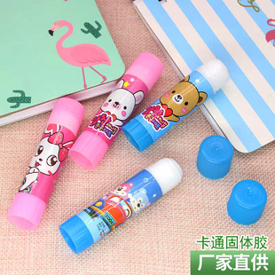 Factory direct supply glue stick glue cartoon cute high viscosity glue stick office children students handmade