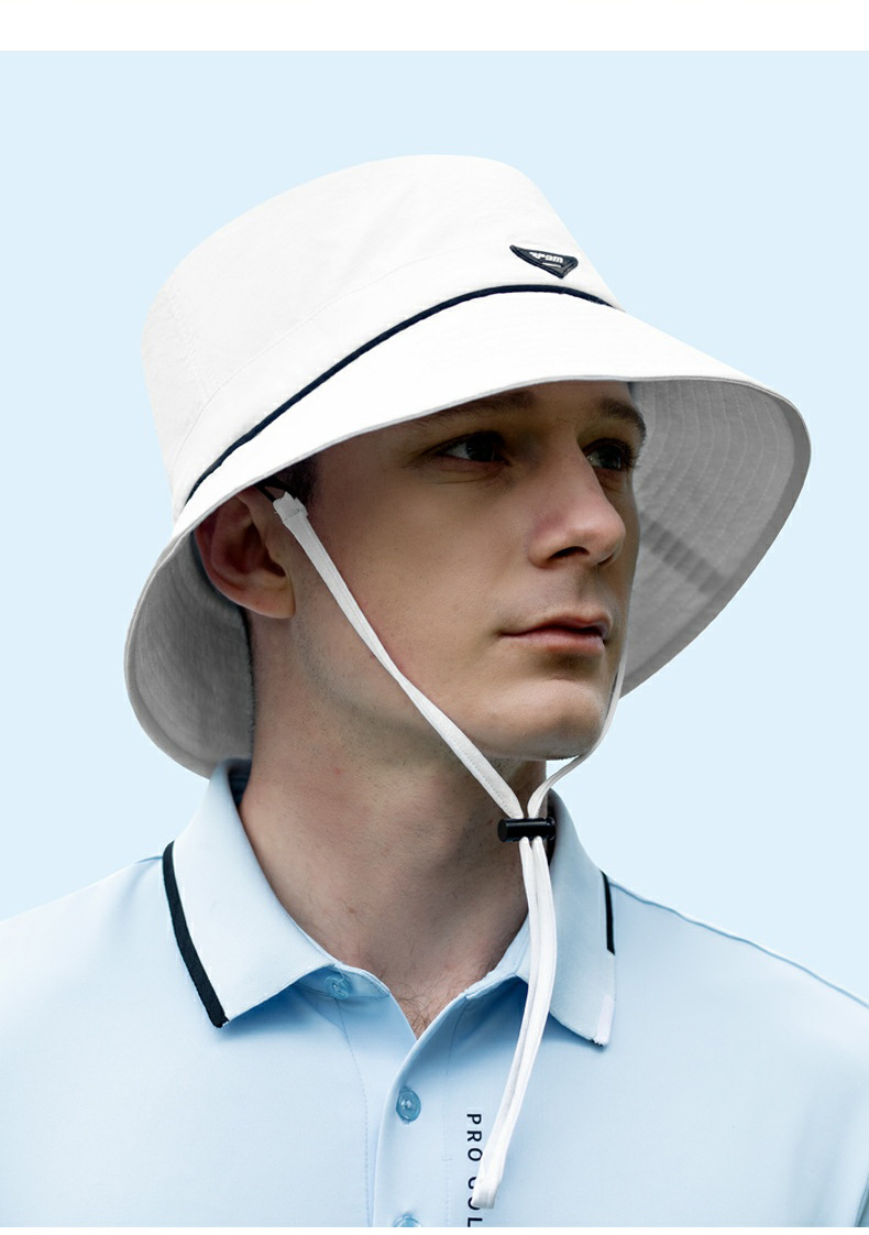 Mũ bucket golf PGM chống nắng nam có dây điều chỉnh — MZ062-màu trắng, MZ062-Màu đen chi tiết 8