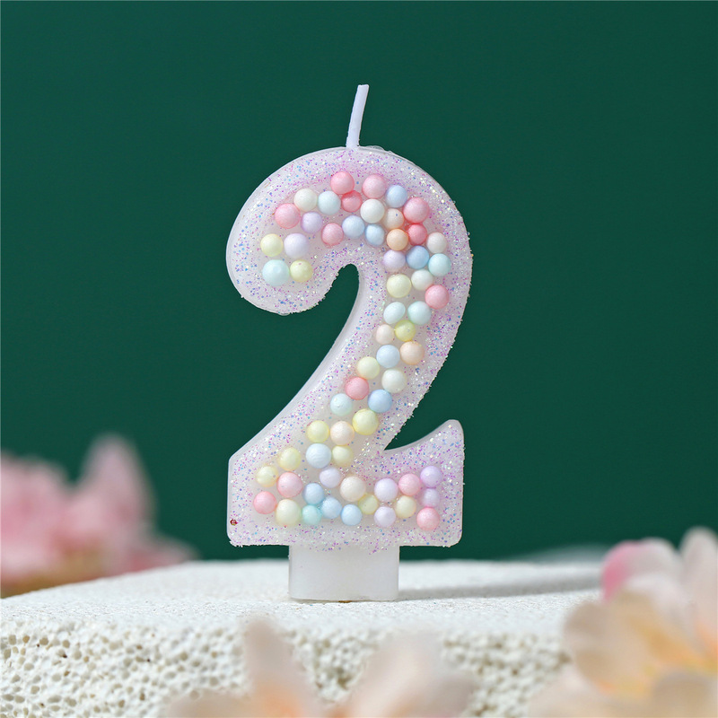 跨境亚马逊浅紫彩色马卡龙0-9数字螺旋蜡烛烘培生日派对螺旋无烟|undefined
