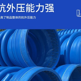 Customized High-Density Polyethylene (Hdpe) Structural Wall Heat-Wound Pipe, Krator Pipe, Wholesale Hot-Selling Drainage Pipe