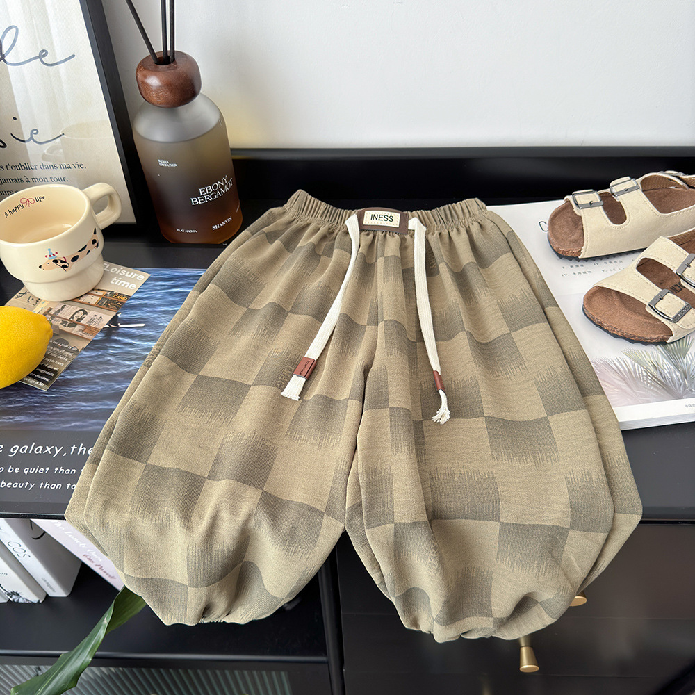 Children's Anti-Mosquito Pants Summer 2026 New Thin Style Boys' and Girls' Floral Toddler Pants Trendy Children's Clothing Pants