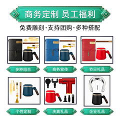 商務禮品企業銀行周年開業活動創意實用伴手禮筋膜槍辦公杯套裝