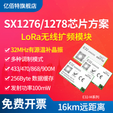 433/915M�ڰ���LoRa������Ƶģ��SX1276/SX1278Զ����͹���SPI