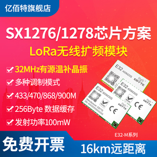 433/915M�|����LoRa�o���U�lģ�KSX1276/SX1278�h���x�͹���SPI