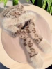 Beige leopard print