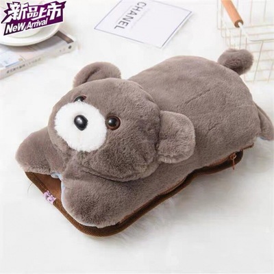 Hot water bottle Plush Rechargeable household electrothermal adult Hand Po Washable Cartoon Warm baby Manufactor