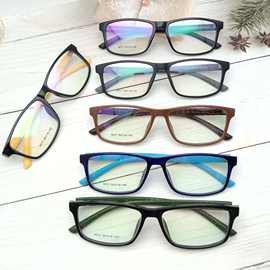 现货批发复古TR90大方框青少年眼镜架男黑色全框近视眼镜框女眼睛