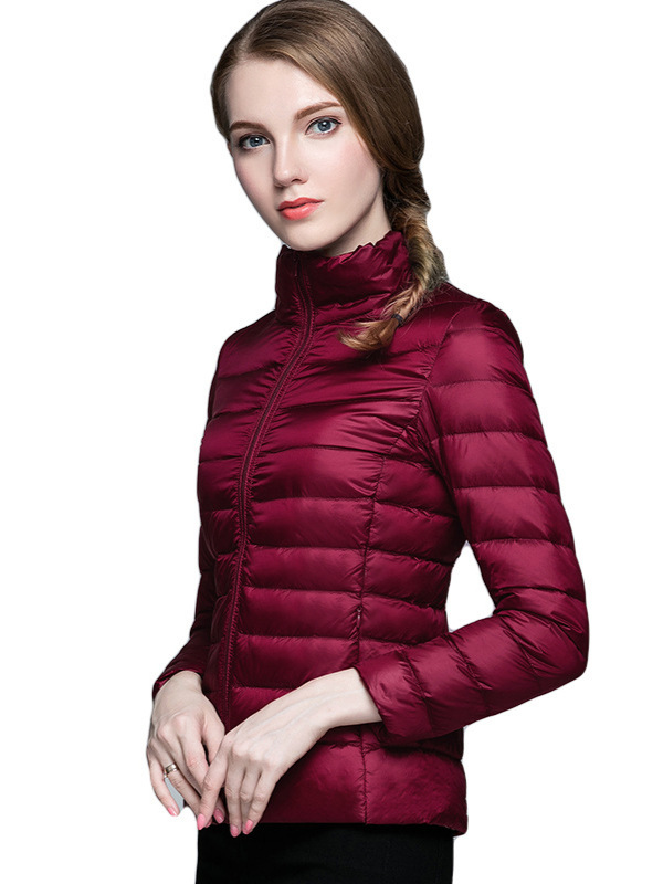 2024 New Lightweight down Jacket Women's Short Off-Season Women's Jacket Korean Style Women's White Duck down Thin Women's Clothing