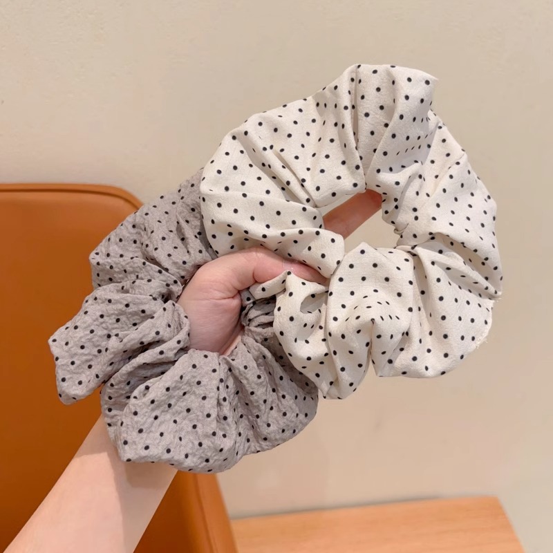 Coreana para niños ondulado punto del intestino grueso anillo de cabello de banda de goma de alta elasticidad cabello de niñas atado cabello de cabello no daña adornamiento para el cabello