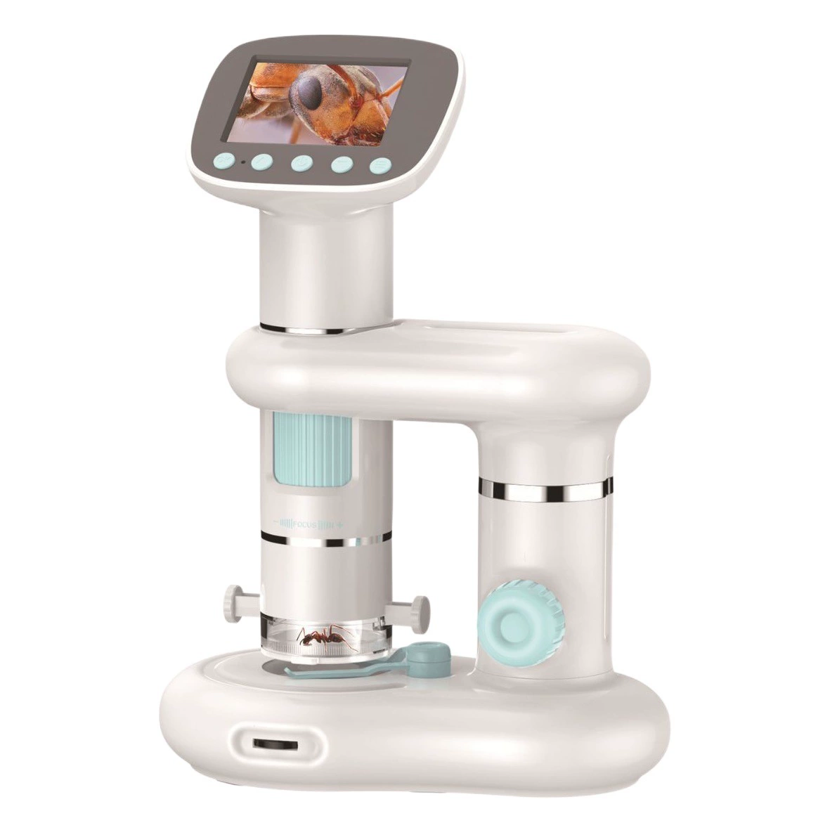 2023 Новый 2-дюймовый экран HD-мощный портативный цифровой микроскоп Детские научно-образовательные игрушки Фото-видео