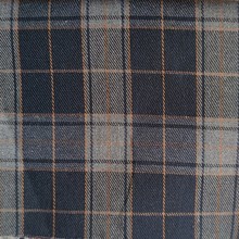 深色系暖色调磨毛格子布男士衬衫布涤棉抓绒色织格子布衬衫面料