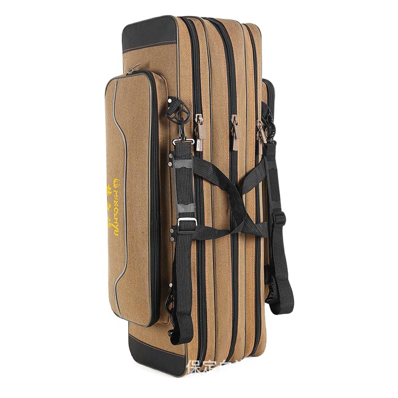Wholesale dream fishing canvas thick fishing gear bag large capacity waterproof fishing bag multi-functional sea pole bag