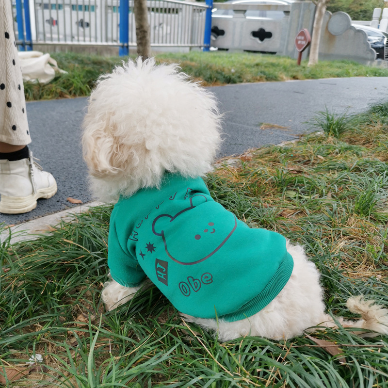Ropa de mascotas, ropa de perro, ropa reflectante, camisetas de oso, ropa de algodón de otoño y invierno, artículos para perros pequeños, al por mayor