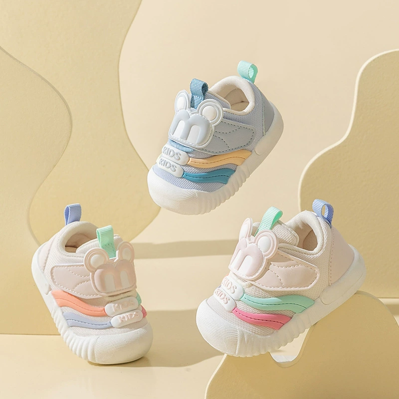 Весна 2024 года, новая обувь для малышей Caterpillar, женская детская обувь с дышащей сеткой, Мужская Нескользящая износостойкая обувь оптом