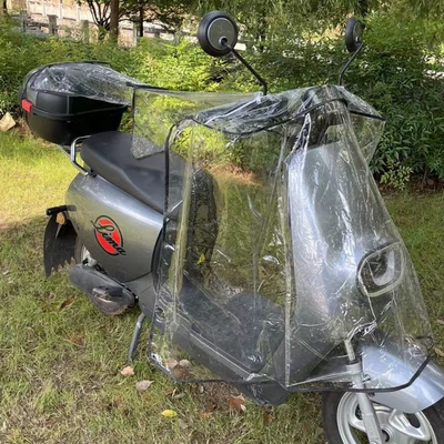 Shake Red Electric Car Head Cloak Waterproof Cover High Elastic PVC Film Battery Motorcycle Bicycle Body Protection Artifact