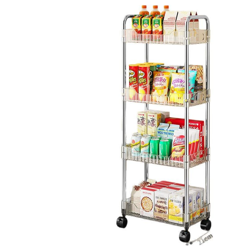 Аcrylic cart, книжный шкаф для кровати, многоуровневая система хранения