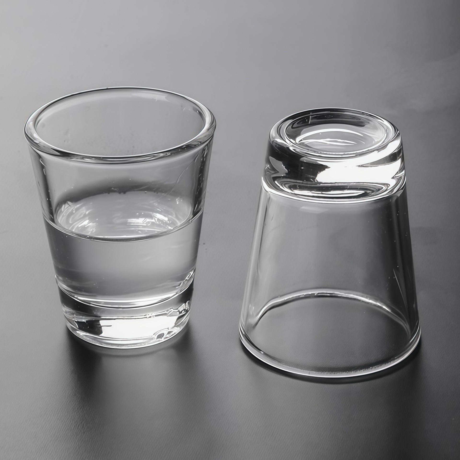 Vaso de vidrio de 50ml de color gradiente de turismo de reunión de recuerdos de tazas de 2oz tazas de vino personalizadas tazas de spray