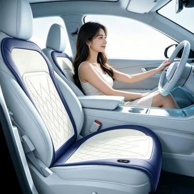 Multi-function pad, Cooling and Air-Conditioning Seat Pad