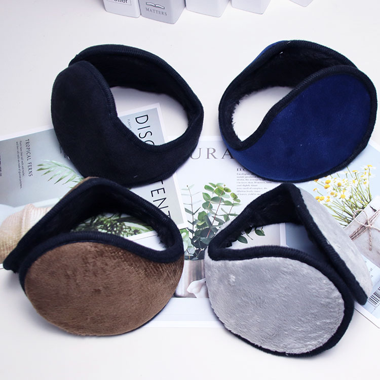 Winter Fashion Men's Ear Muffs Thick Ear Protection Ear Cover Adult Warm Ear Warmer Wholesale Ground Supply Dropshipping One Piece