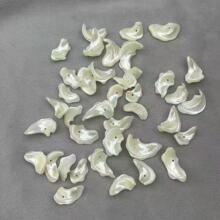 深海马蹄螺贝壳雪花浪漫吊坠串珠项链手链半成品DIY饰品批发散珠