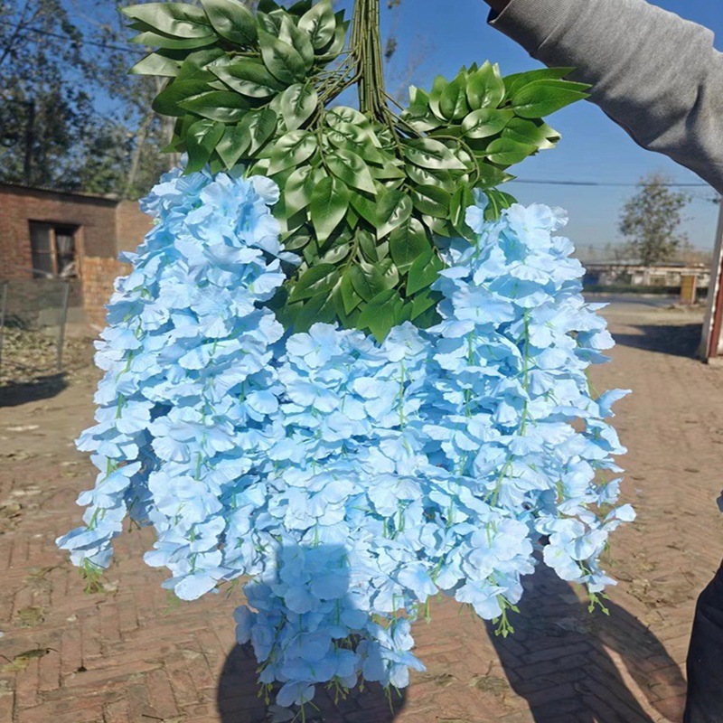 Temy 콩 꽃-스카이 블루