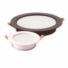 黑色白色薄款压铸铝外壳LED嵌入式筒灯天花灯2.5寸5W贴片SMD射灯