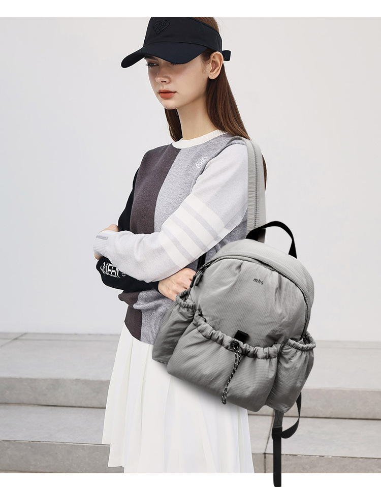 Jiaoxia's new model 2025 lightweight expandable women's backpack travel waterproof outdoor backpack mother bag large capacity