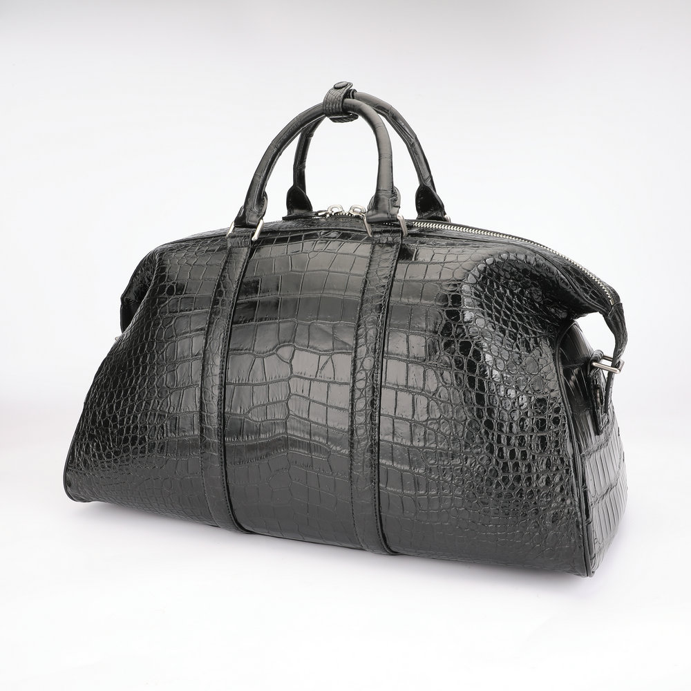 Crocodile Belly Dumpling Bag Travel Bag High-end Unisex Duffel Bag Travel Super Capacity Handbag