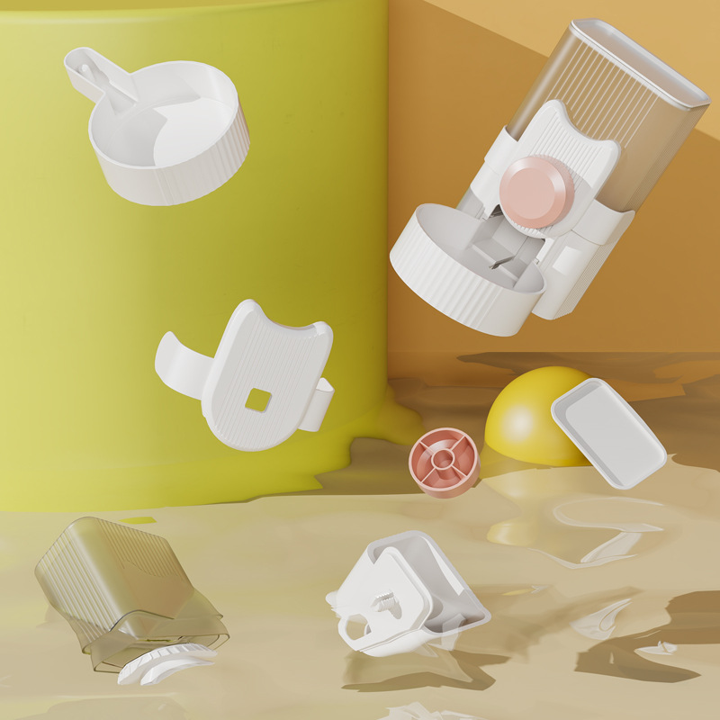 Beber de agua para gatos, beber de agua para perros, alimento para gatos, alimentador automático de alimentos para perros, alimentador de agua móvil para gatos