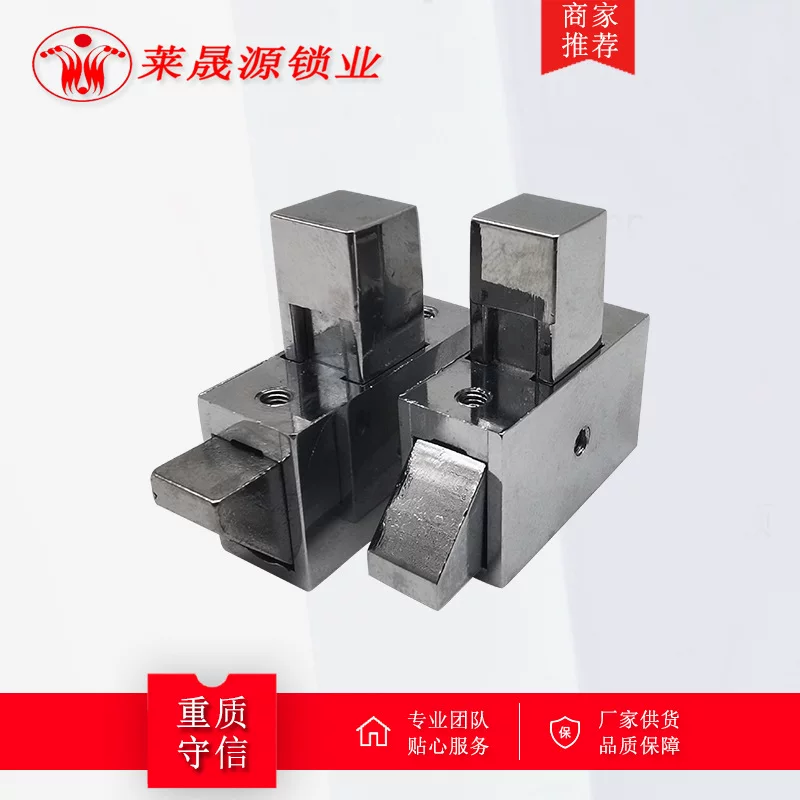 DK637 hasp lock, square button impact latch lock, automatic closing push-type chassis cabinet door lock