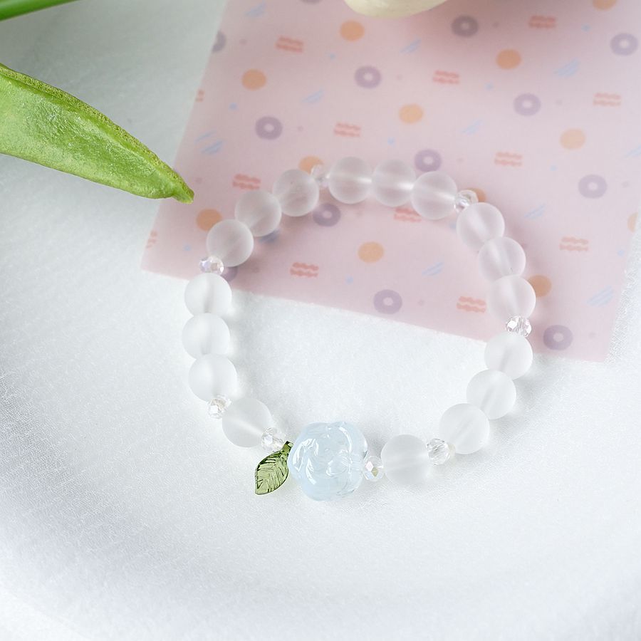 Simple Style Flower Alloy Beaded Bracelets