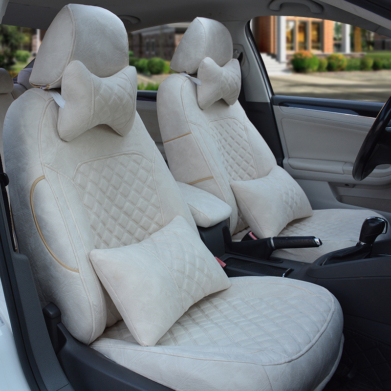 고급 테크니컬 천-베이지-격자 스타일