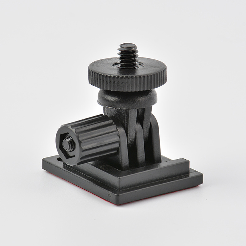 Soporte de grabadora de conducción puntual de fábrica Base de viscosa Soporte de cabeza de tornillo 1/4 Soporte de cámara