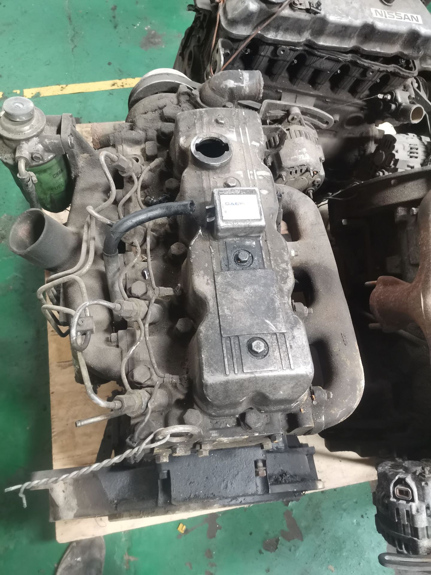 DAEWOO D427二手发动机总成 缸体 缸盖 曲轴 连杆 柴油泵拆车件