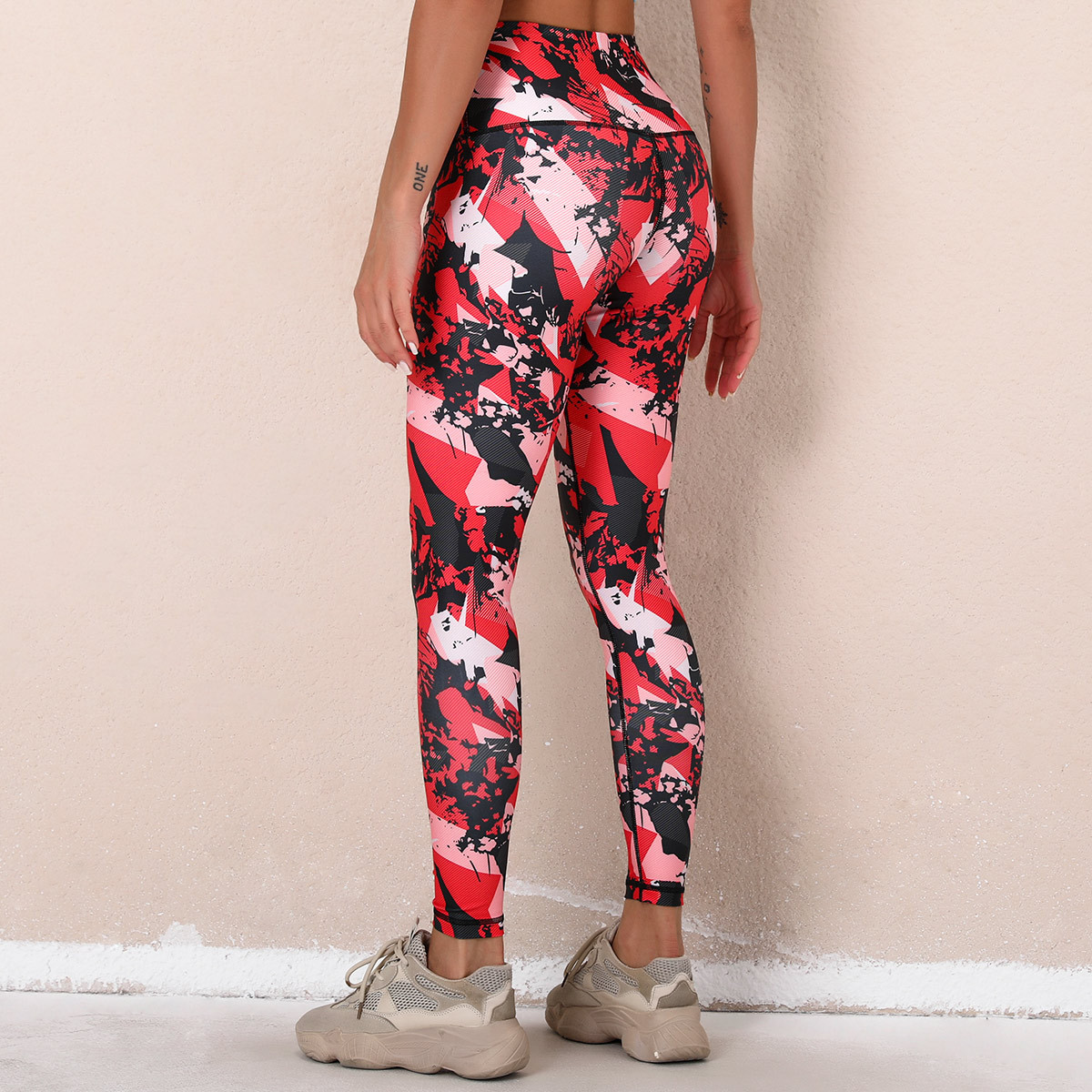 Fashion printing high waist legging NSLX47519