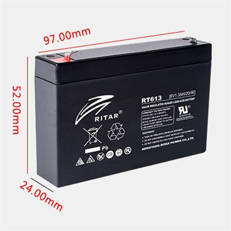 瑞达水利发电系统专用蓄电池RT613 6V1.3AH/20HR