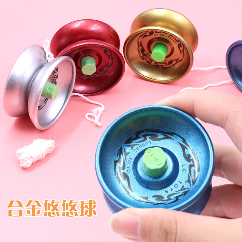 合金悠悠球yoyo 男孩爆旋溜溜球 线控玩具 儿童小礼物地摊货批发