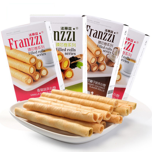 Farez Filled Wafers 60g Full Carton 24 Boxes Gift for Wholesale Supermarkets Convenience Stores Internet Stars Office